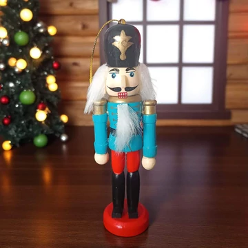 Diótörő 12 cm, fekete - világoskék