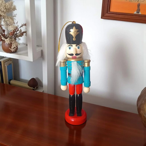 Diótörő 12 cm, fekete - világoskék2